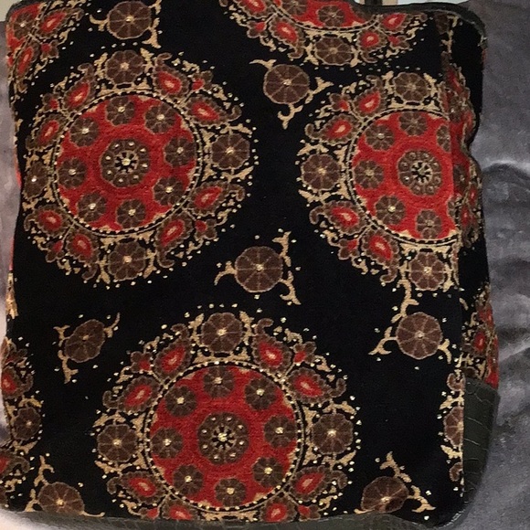 Vintage handbag w/Velcro key holder, Velcro case, pen holders, credit card slots - Picture 2 of 7